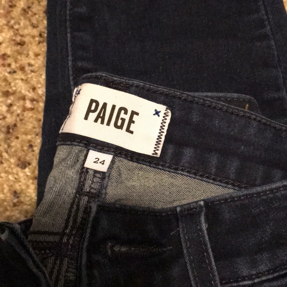 Paige dark denim jeans
